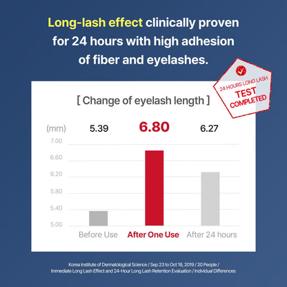 COSNORI Perfect Setting Waterproof Mascara Long&Curl 04 Deep Ash – Smudge-Proof, Long-Lasting Lash Definition (Korea)