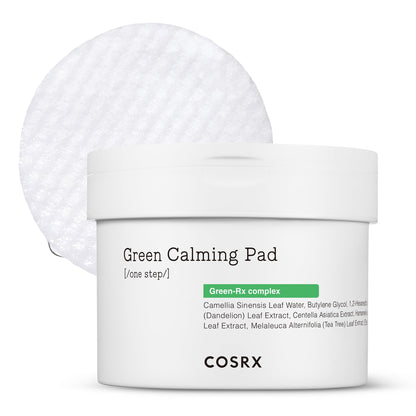 COSRX Green Calming Pads – Exfoliating Pads for Sensitive Skin, 70 Sheets