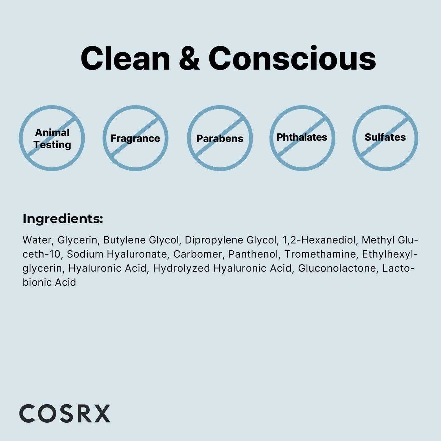 COSRX Hydrium Triple Hyaluronic Moisture Ampoule 40ml | Hyaluronic Acid Serum | Korean Skin Care, Animal Testing Free, Paraben Free