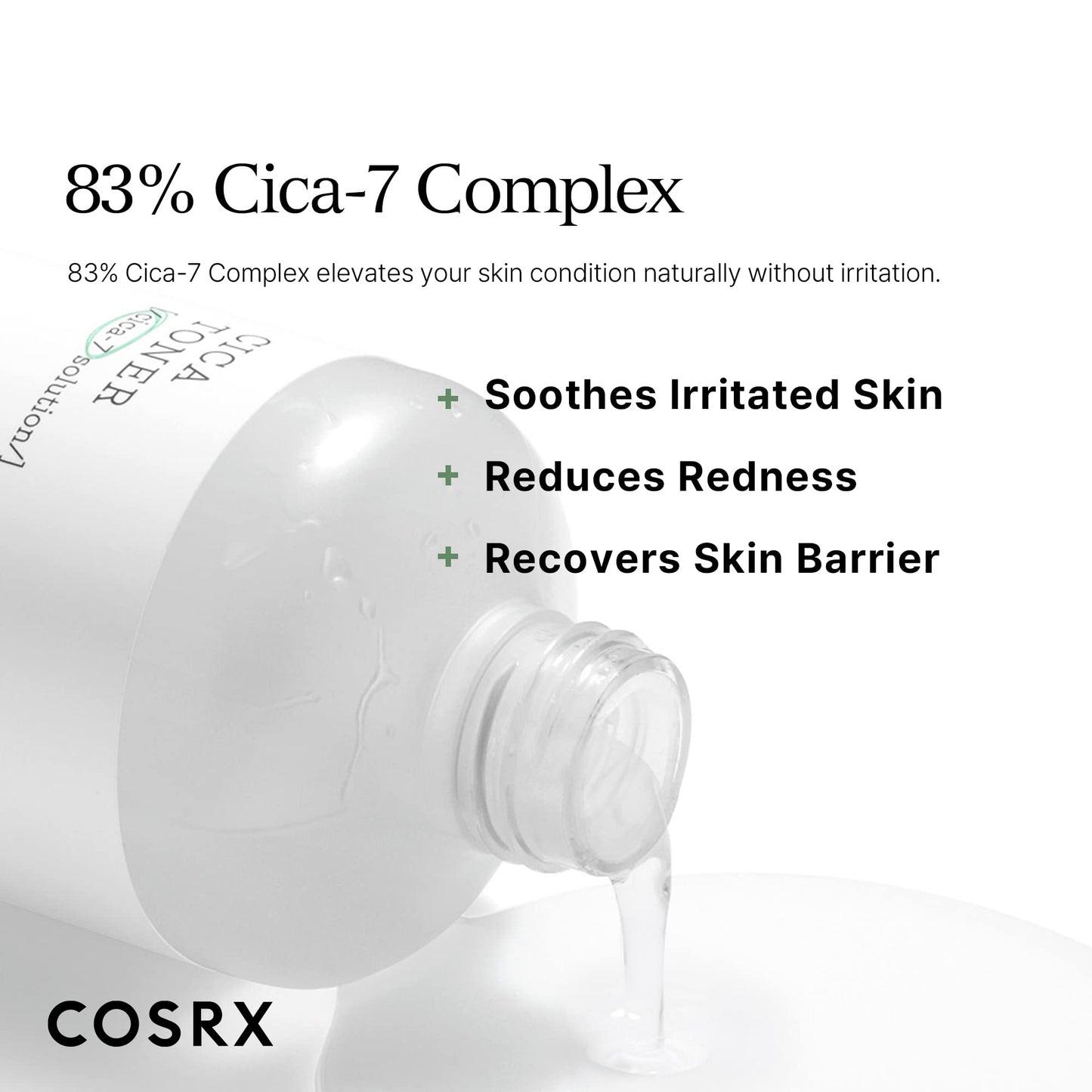 COSRX Pure Fit CICA Toner - Soothing Centella Toner for Sensitive Skin, 150ml