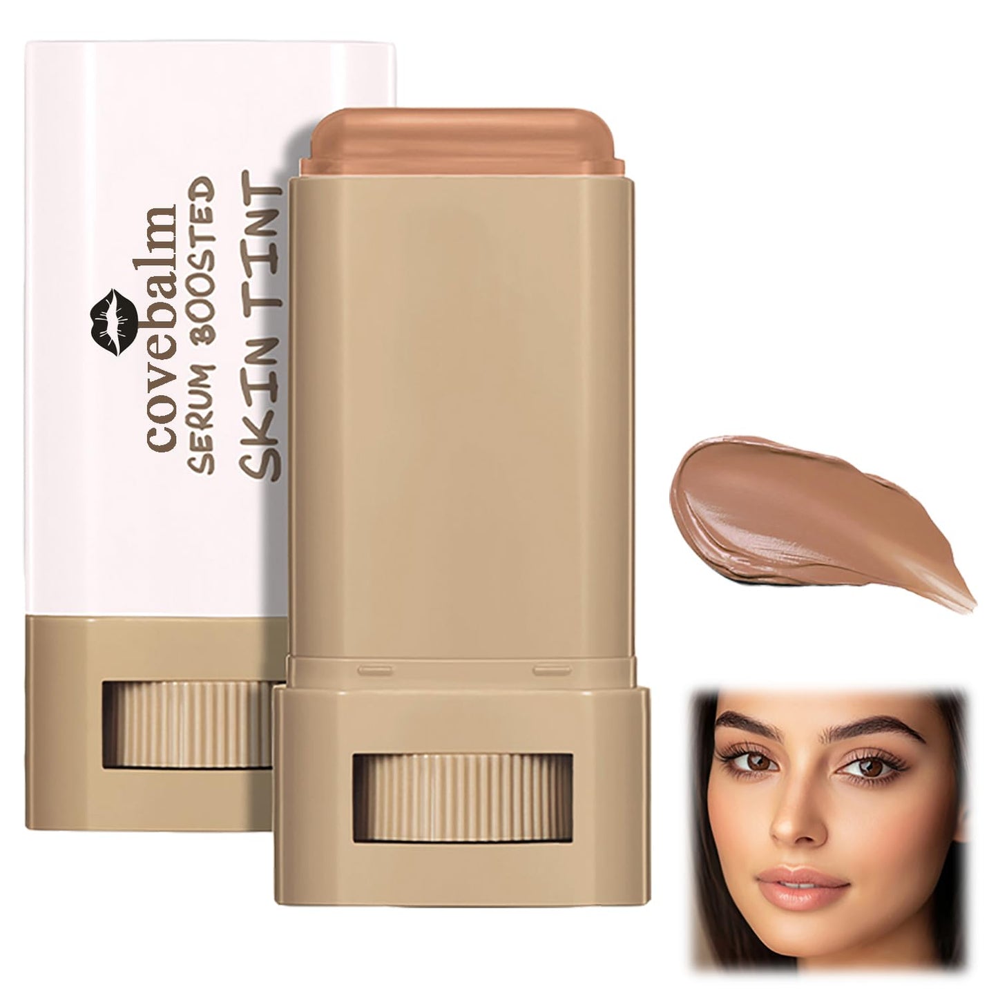 Covebalm Beauty Skin Tint for Black Women – Foundation Stick (#06)