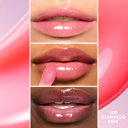 COVERGIRL Clean Fresh Yummy Gloss – Vegan Lip Gloss, Glamingo Pink