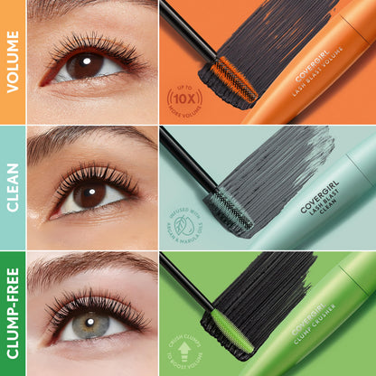 CoverGirl Lash Blast Volume Waterproof Mascara & Perfect Point Plus Eyeliner Pencil Twin Pack – Very Black Onyx