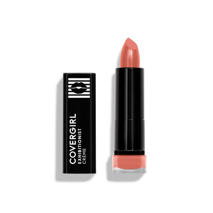 CoverGirl Exhibitionist Cream Lipstick Coral Dreams – Bold Color, Hydration
