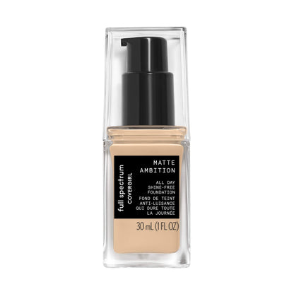 COVERGIRL Matte Ambition All Day Foundation – Light Cool, 1.01 oz