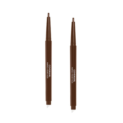 COVERGIRL Perfect Point Plus Eyeliner Pencil Espresso – Dual Pack, Self-Sharpening, Long-Lasting Definition