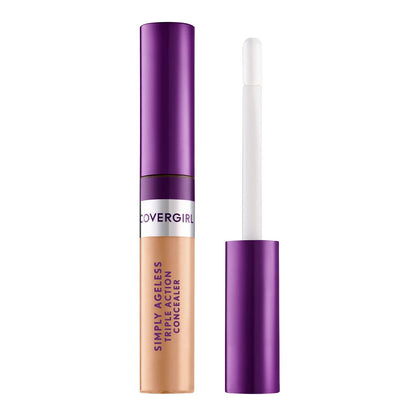 COVERGIRL Simply Ageless Triple Action Concealer – Warm Beige | Hydrating, Lightweight Under-Eye Coverage