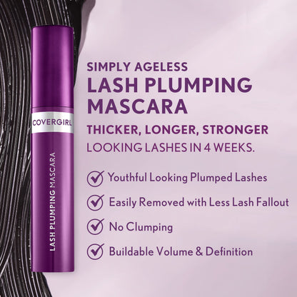 CoverGirl Simply Ageless Lash Plumping Mascara – Soft Black