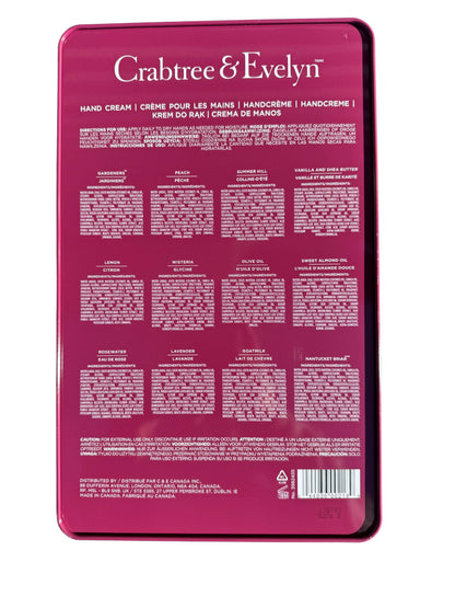 Crabtree & Evelyn 12-Piece Hand Cream Gift Set – Travel-Ready, Fragranced Hydration