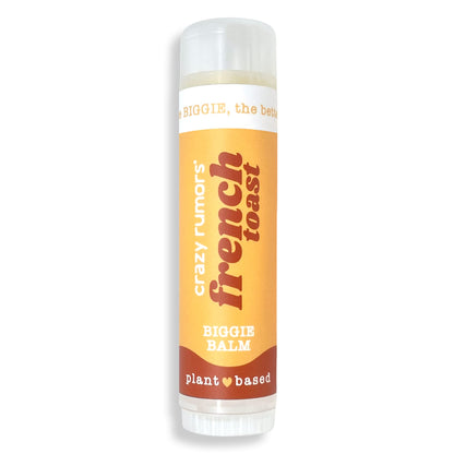 Crazy Rumors Biggie French Toast Lip Balm – 0.6 oz All Natural Plant-Based Lip Care