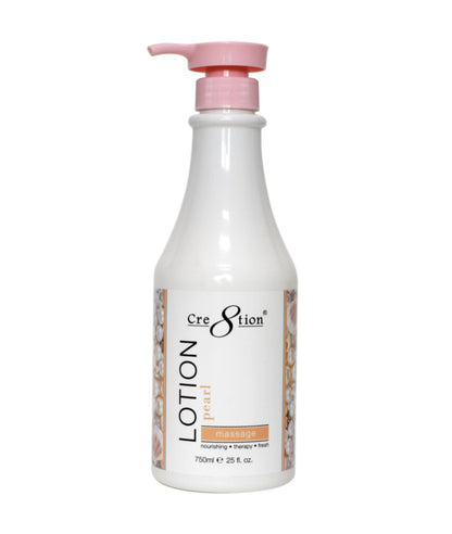 Cre8tion Spa Hand & Body Lotion – Nourishing Moisturizer, 750 ml / 25 fl oz (Pearl)
