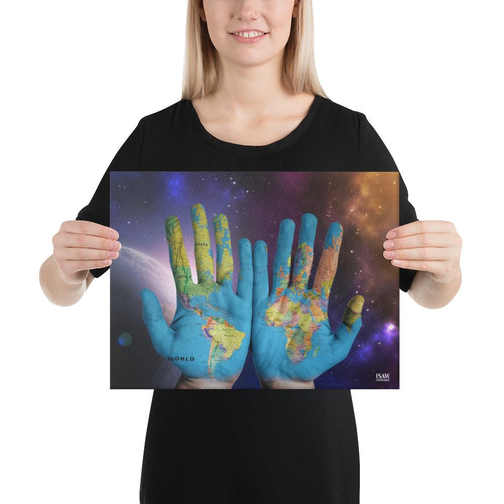 Created By God's Own Hands - Canvas Print