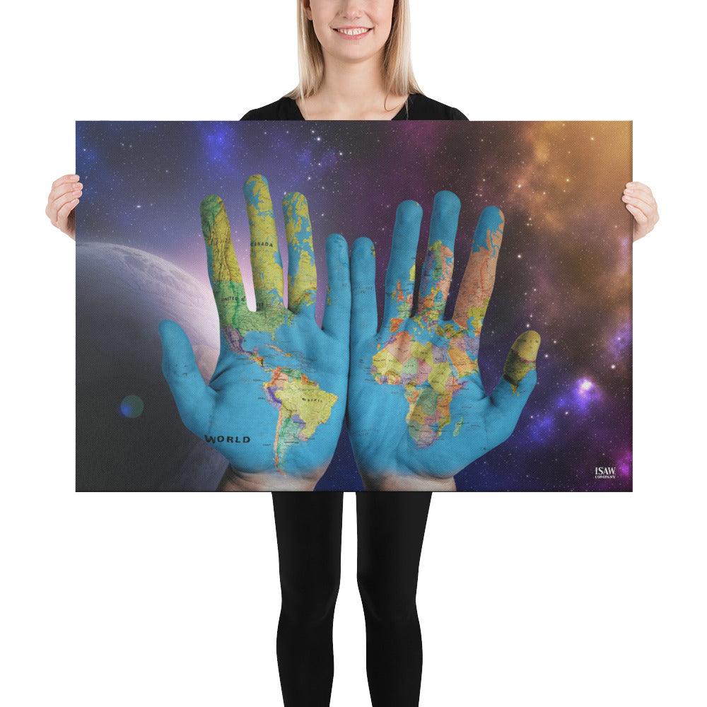 Created By God's Own Hands - Canvas Print