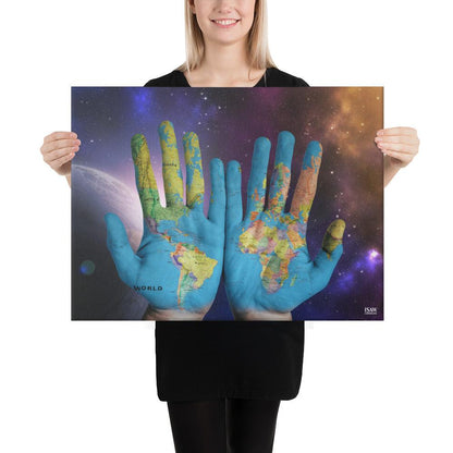 Created By God's Own Hands - Canvas Print