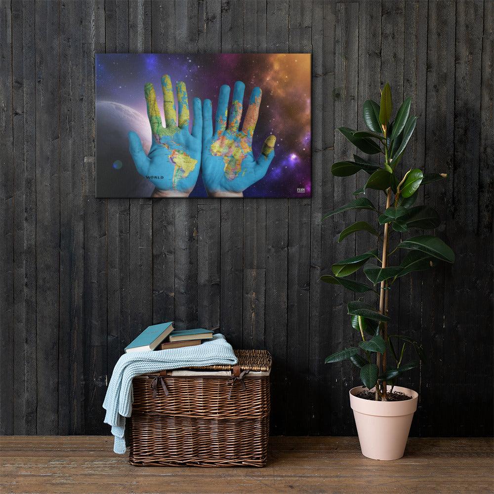 Created By God's Own Hands - Canvas Print