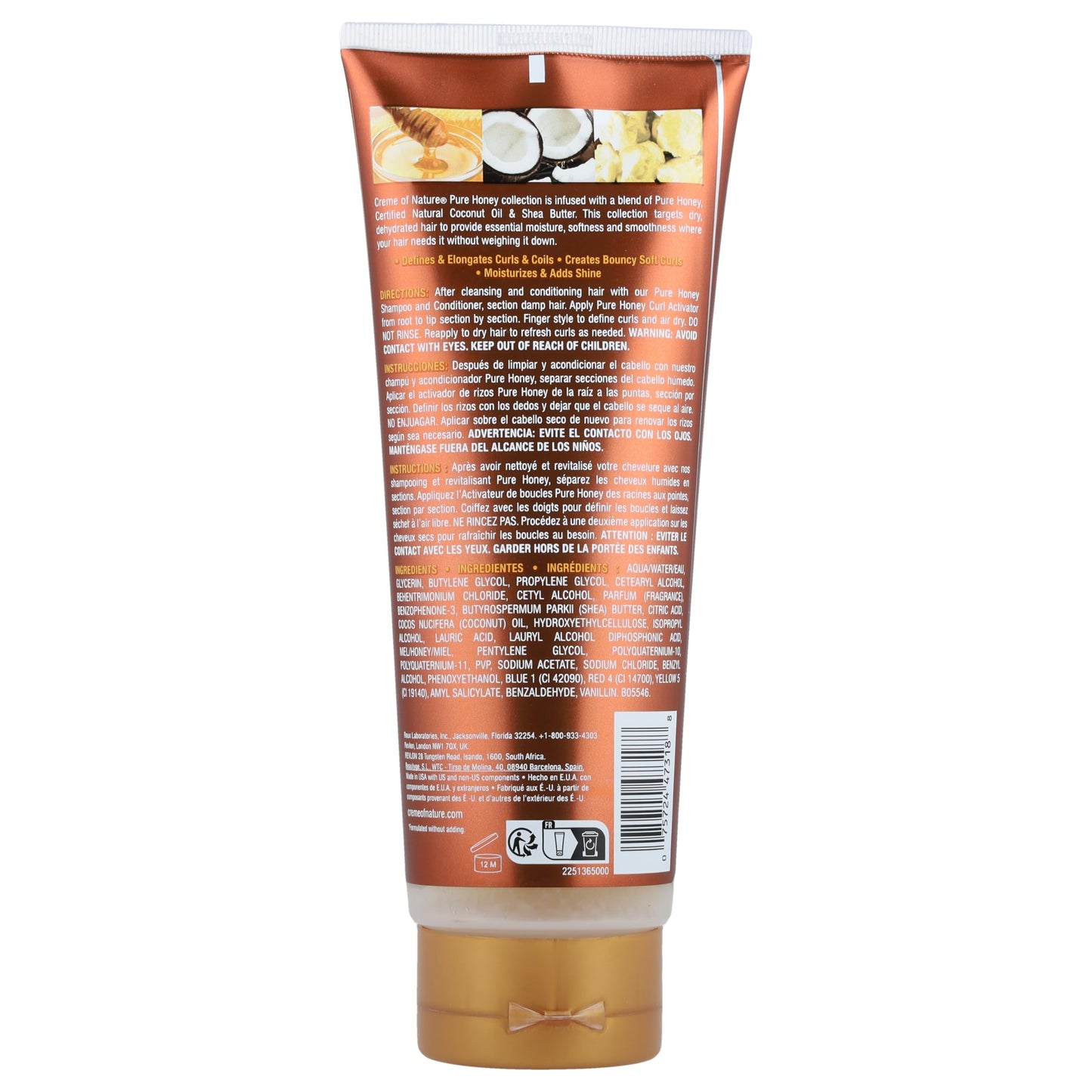 Creme of Nature Pure Honey Curl Activator – 3x10.5 oz / 310 ml – Define & Shine