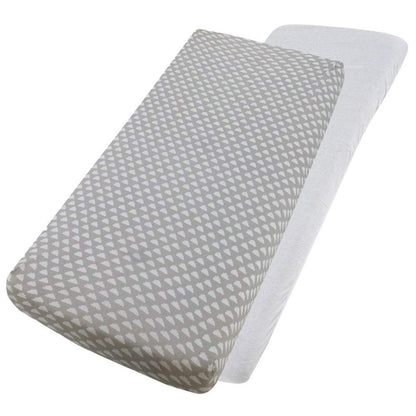Crib Jersey Fitted Sheets 100% Cotton 40x90cm - Pack Of 4 - Fits All Models