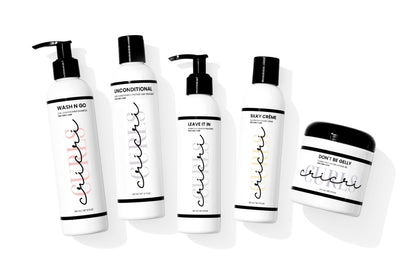 Cricri Curls Wash N Go 2-in-1 Conditioning Shampoo & Conditioner for Curly Hair - Paraben Free & Sulfate Free, 8 oz