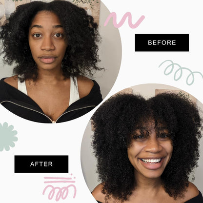 Cricri Curls Wash N Go 2-in-1 Conditioning Shampoo & Conditioner for Curly Hair - Paraben Free & Sulfate Free, 8 oz
