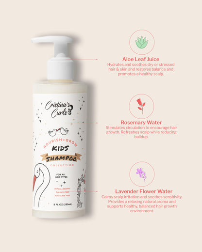 Cristina's Curls Kids Shampoo – Gentle Scalp Cleanse That Lifts Buildup Without Dryness