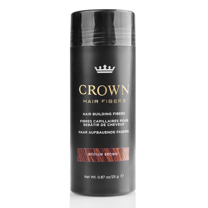 CROWN Hair Building Fibers (28g) – Instantly Thicker, Fuller Hair in 13 Shades