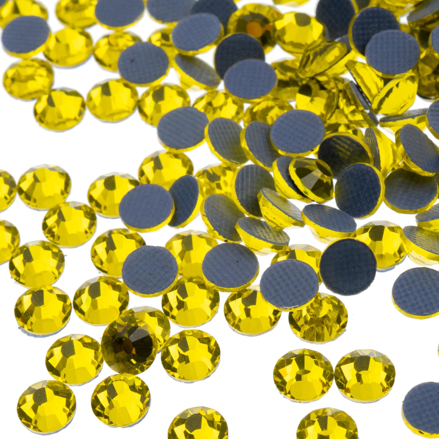 Crystal Lane Diy Flat Back Hotfix Rhinestones ss20 Citrine 4.7mm - 1440pcs