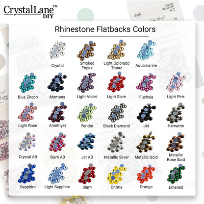 Crystal Lane Diy Flat Back Hotfix Rhinestones ss20 Hematite 4.7mm (1440pcs)