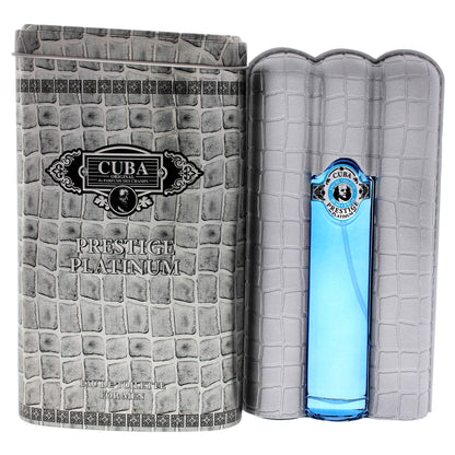 Cuba Original by Parfums Des Champs Prestige Platinum – 3 oz EDT for Men