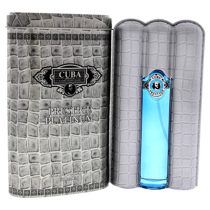 Cuba Original by Parfums Des Champs Prestige Platinum – 3 oz EDT for Men