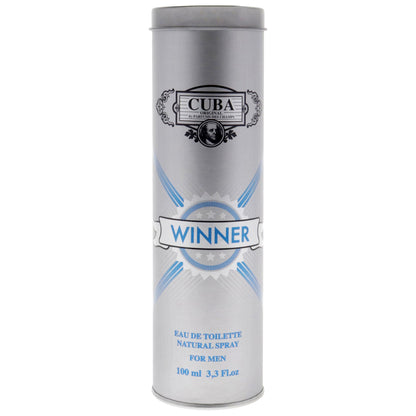 Cuba Winner Eau de Toilette for Men | 3.3 oz / 100 ml
