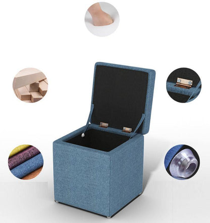 Cube Footstool With Storage