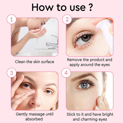 CubeSecret Salmon DNA PDRN Pink Peptide Eye Serum – Moisturizing Eye Treatment for Radiance, Elasticity & Even Tone | 30 ml