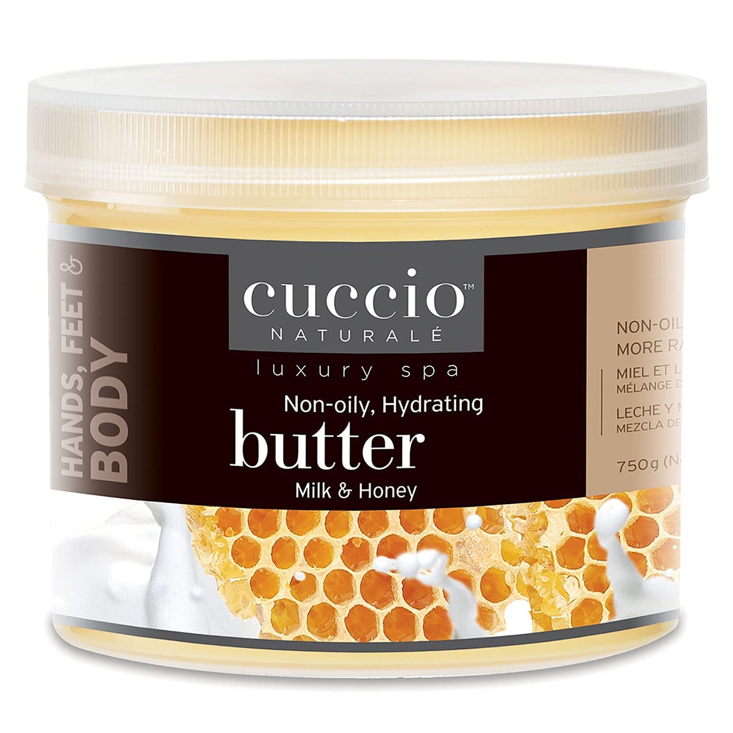 Cuccio Naturale Milk and Honey Butter Blend – Ultra Moisturizing Cream for Hands, Feet, and Body – 26 oz