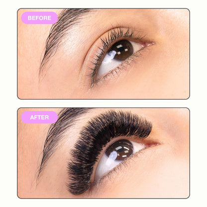 Curacoro Super Mink Eyelashes Extensions — 0.03–0.2mm, C/CC/D Curl, 7–15mm Mixed Tray