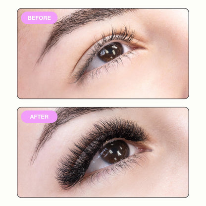 Curacoro Promade Mix 1500 Fans – Handmade Volume Eyelashes, 5D–12D, C/CC/D Curl, 0.03–0.1mm, 9–18mm