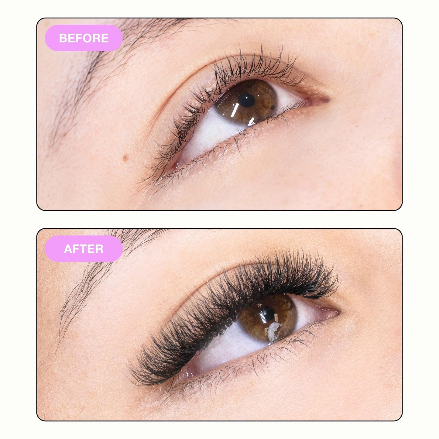 CURACORO Curacoro W Eyelashes Extensions – 3D Handmade Volume, 0.05 C Curl, 11mm