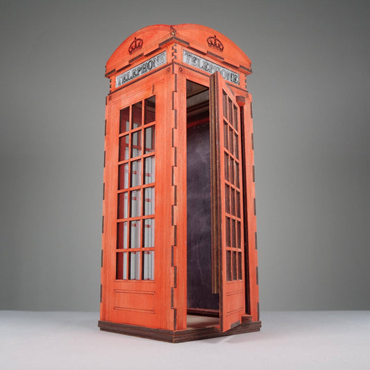 Telephone Box Lamp - Flatpack Model Kit