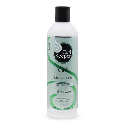 Curl Keeper Ultimate Hold Gel – Fragrance-Free, Water-Based, 12 oz for Frizz Control & Defined Curls