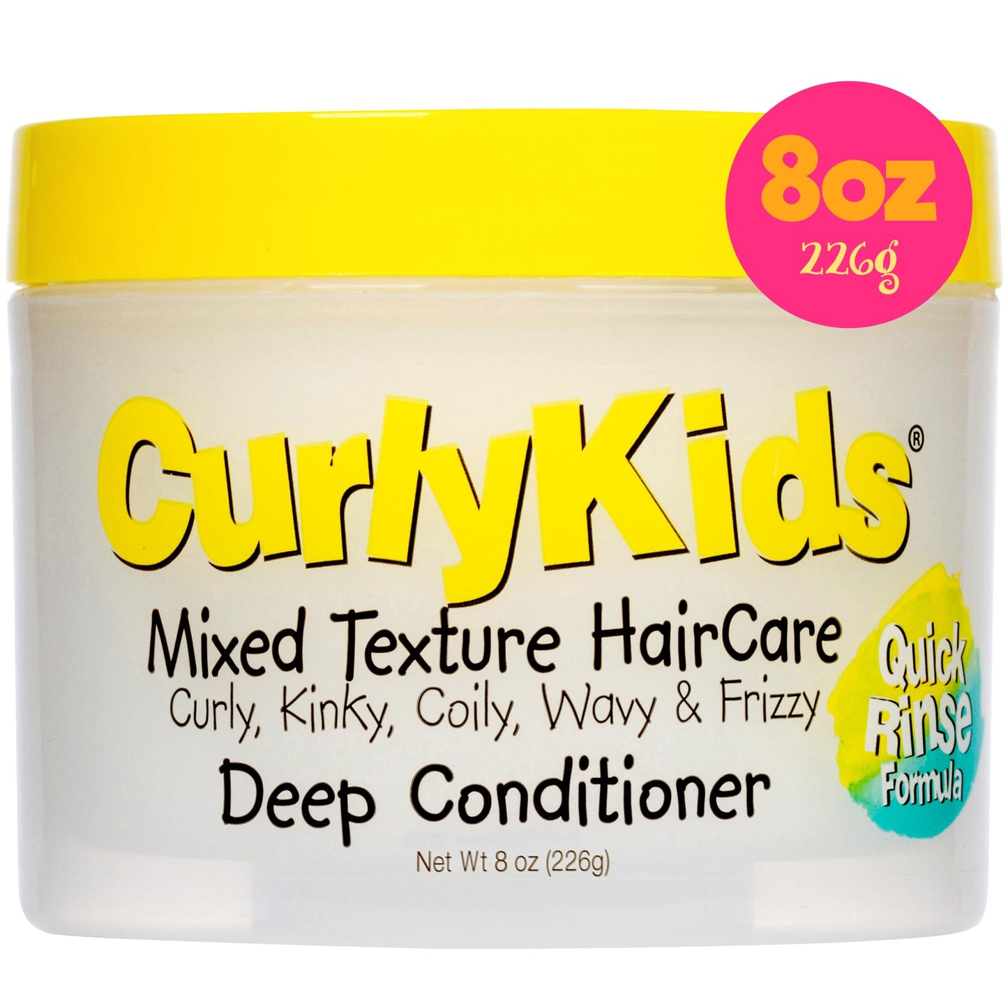 CurlyKids Hair Detangler Conditioner for Kids | Sulfate & Paraben Free, 8oz