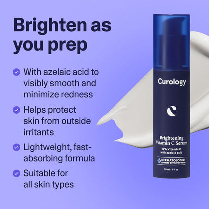 Curology Brightening Vitamin C Serum – Evens Skin Tone, Smooths Texture, Calms Redness (Milky Serum) – 1 fl oz