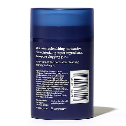 Curology Cream Moisturizer – Rich Hydrating Face Lotion with Shea Butter & Hyaluronic Acid (1.7 fl oz)