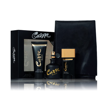 Curve Black Mens Cologne Gift Set – 3-Piece Fragrance for Day or Night