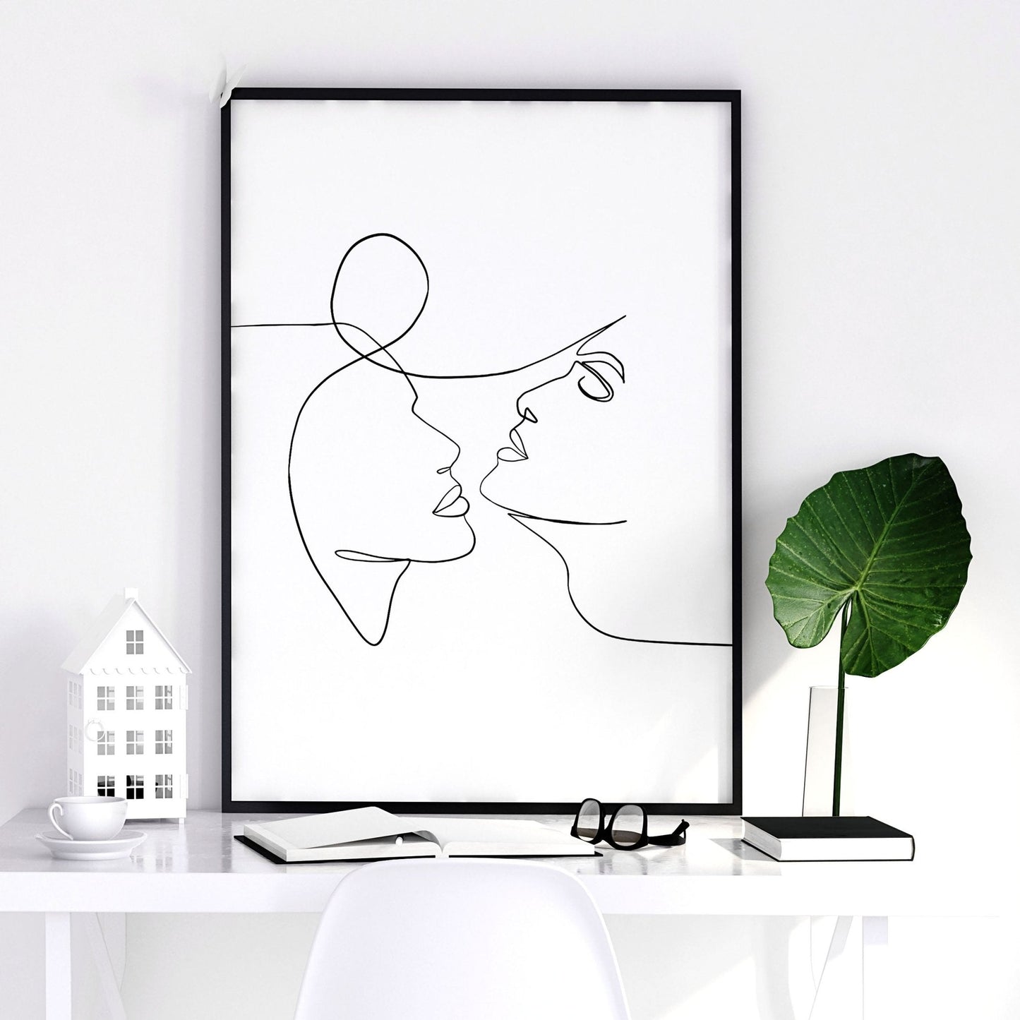 Custom valentines gift | set of 3 wall art prints for Bedroom