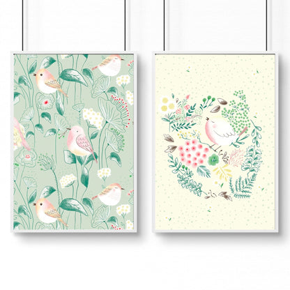 Nursery wall art | set of 2 wall art prints