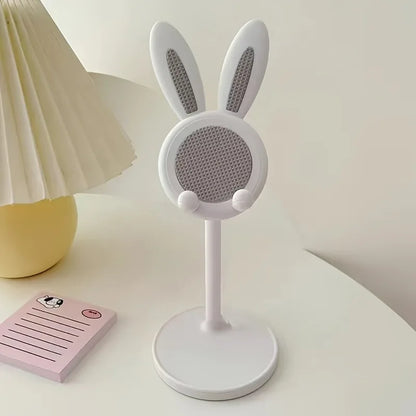 Cute Rabbit Mobile Phone Stand – Adjustable Desktop Holder
