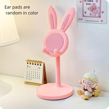 Cute Rabbit Mobile Phone Stand – Adjustable Desktop Holder