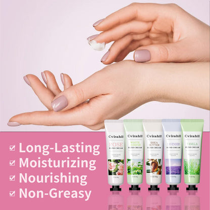 Cvirahll 10-Pack Hand Cream — Deep Moisture, 5 Scents, Valentines Gifts for Her