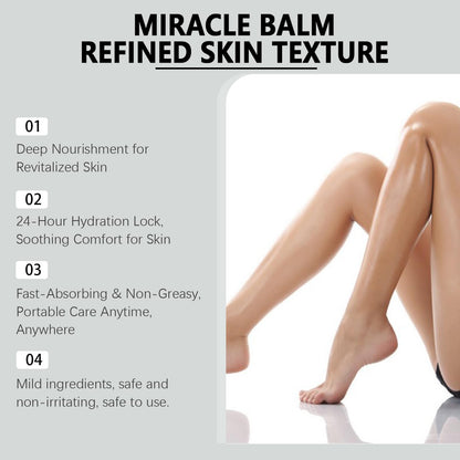 CXDFTL Miracle Balm – Organic 3-Pack Moisturizing Cream for Legs, Arms, and Back