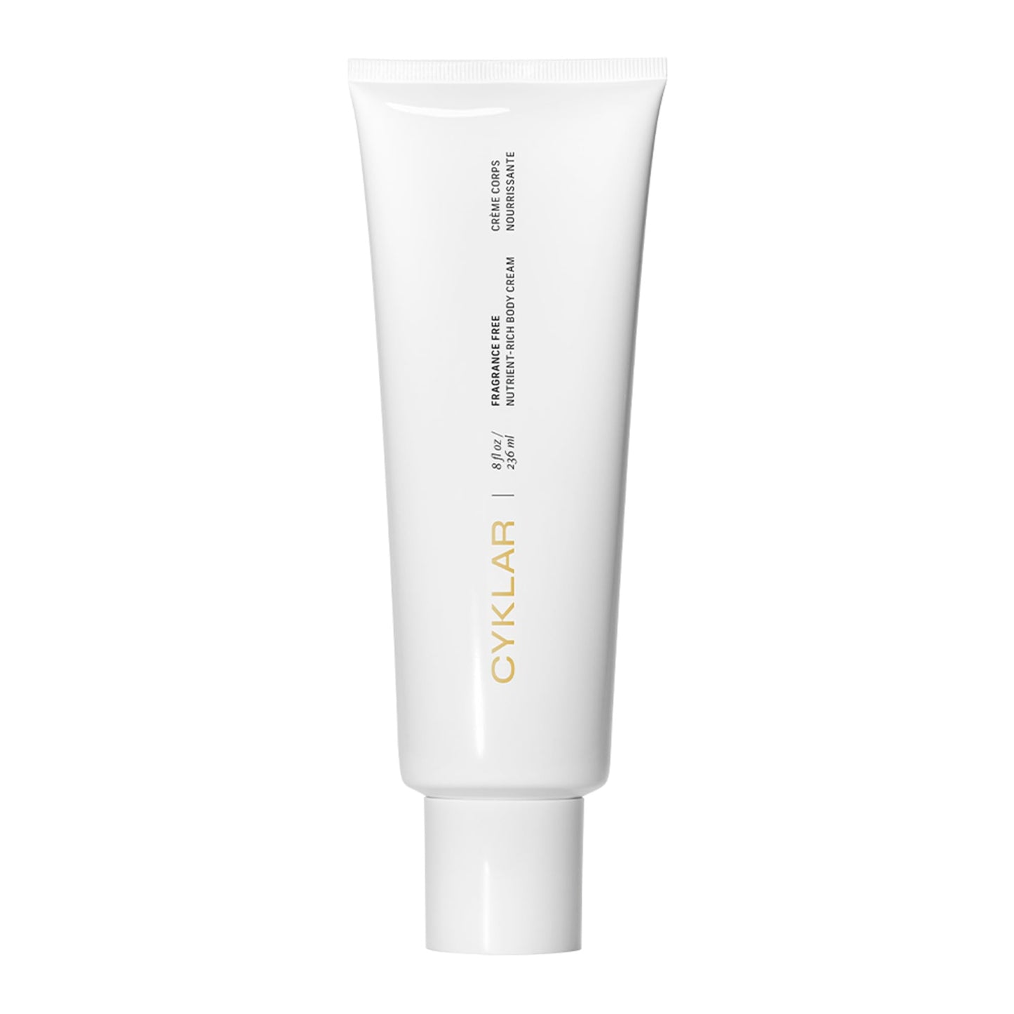 CYKLAR Nutrient Rich Body Cream – Fragrance-Free Deep Hydration with Niacinamide & Banana Flower (8 oz)