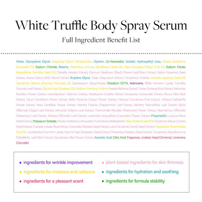d'alba Piedmont Italian White Truffle Aromatic Body Mist Serum | Glowy Hydration